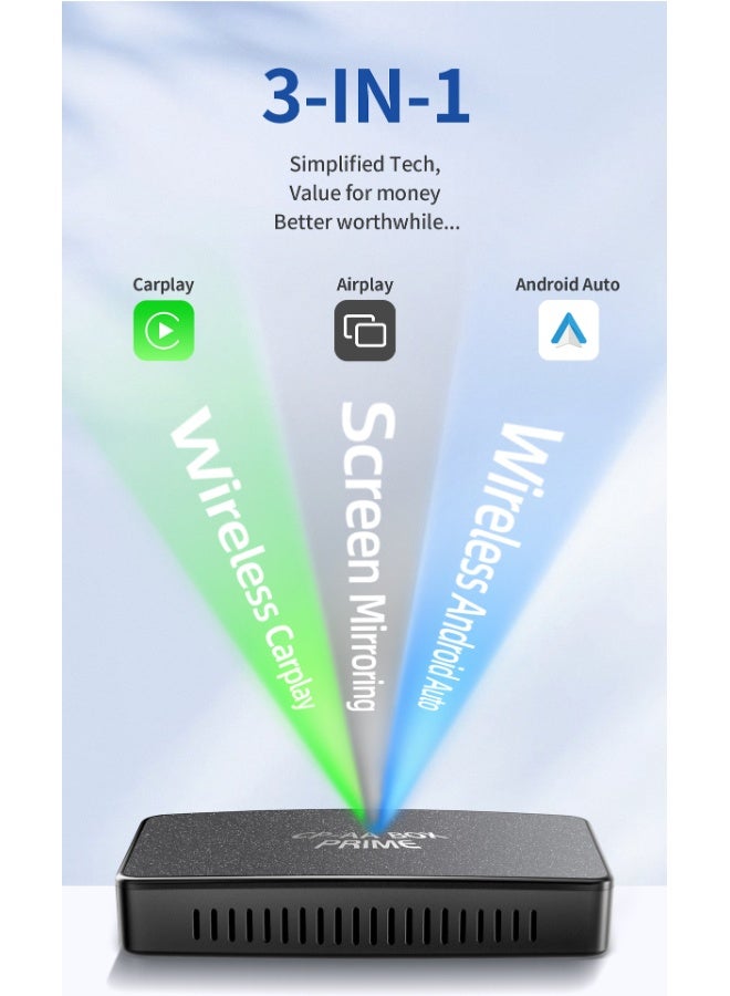 أوتوكاست جهاز OTTOCAST CA360 لتحويل كابل ثلاثي القنوات إلى واي فاي CarPlay - Image 5